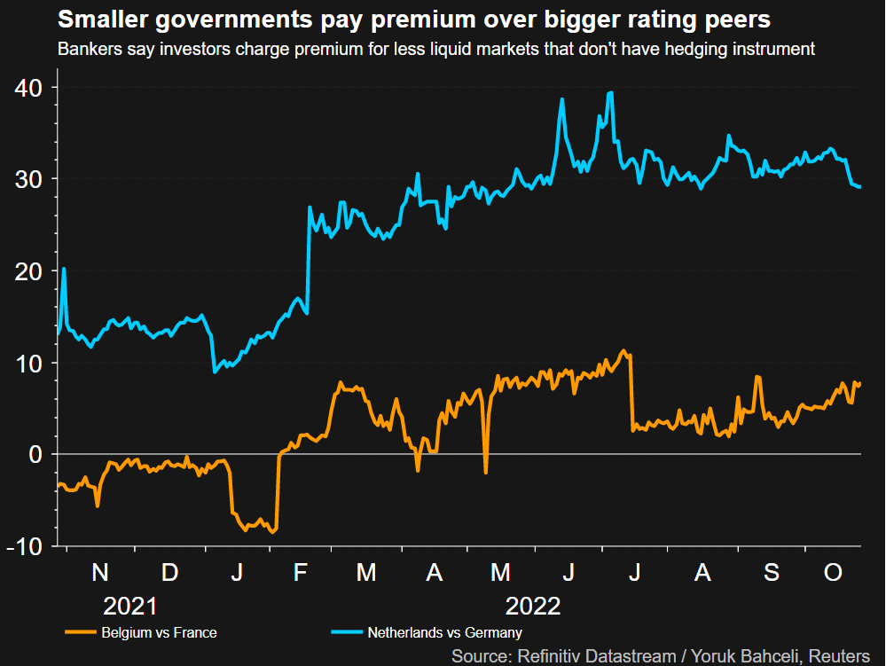 Smaller governments pay premium over bigger rating peers